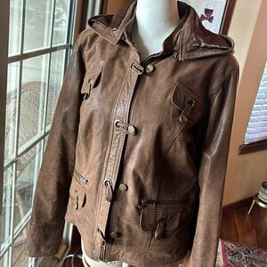 Laffon Argentina Custom Made Leather Jacket - XL